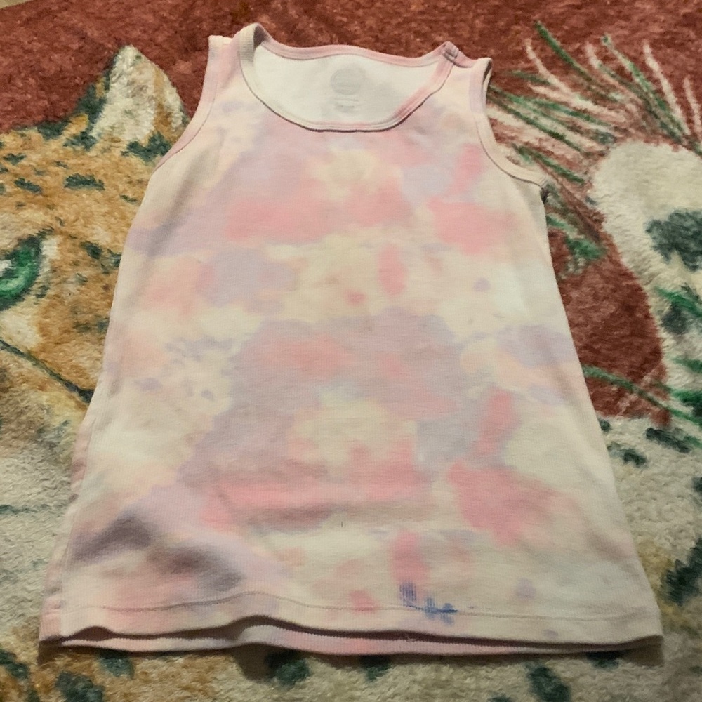 Wonder Nation Pastel Tie-Dye Tank Top